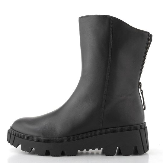 Gabor kotník na hrubé podešvi se zadním zipem černý 71.826.27