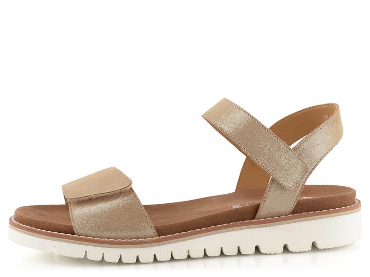 Ara dámske sandále Kent-Sport metalické béžové 12-28114-08