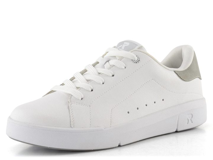 Rieker Revolution kožené biele sneakers tenisky 41902-80