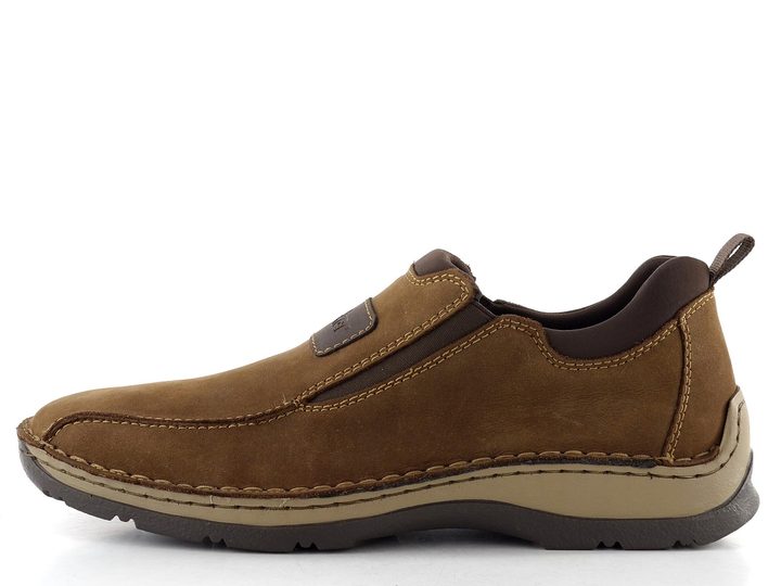 Rieker extra široké mokasíny hnědé 05363-26