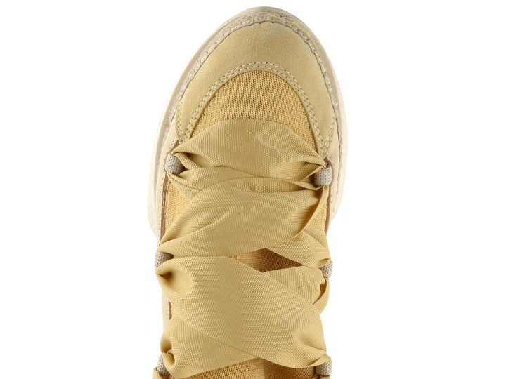 Gaimo prozouvací pobotky s mašlí Bahia lycra crema pesca baby crema