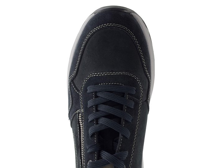 Rieker tmavo modré poltopánky so zipsom 11500-14