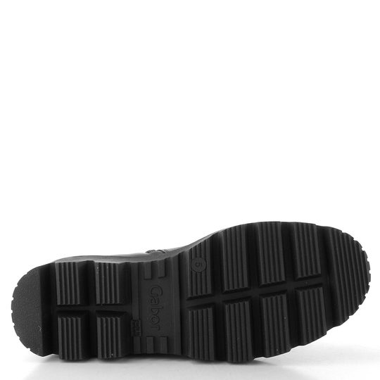 Gabor kotník na hrubé podešvi se zadním zipem černý 71.826.27