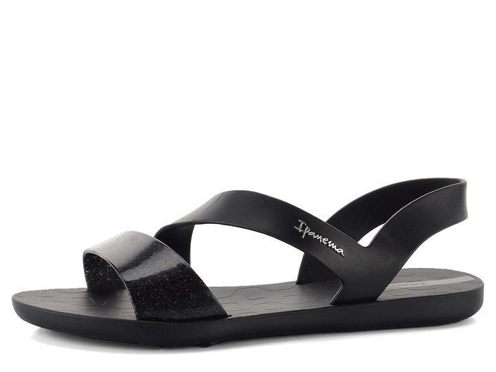 Ipanema dvojpásikové sandálky Vibe black/black 82429