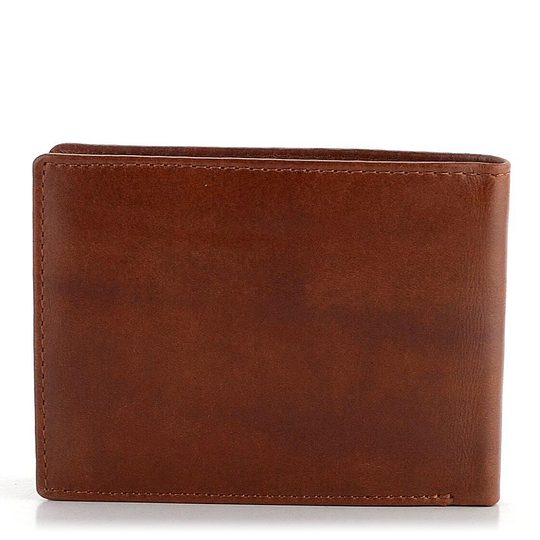 Pánská luxusní peněženka koňaková hnědá LG-2111