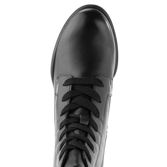 Ara dámský šněrovací kotník na podpatku Prag Black 12-59214-01