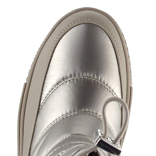 Tamaris metalický kotník/sněhule s membránou Champagne 1-26835-41