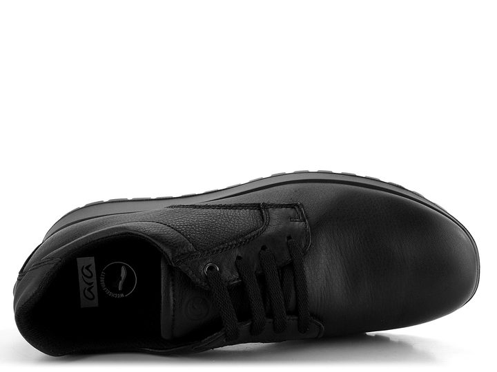 Ara širšie pánske tenisky kožené čierne Matteo 11-34517-01