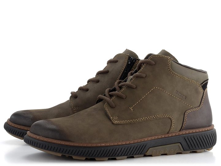 Rieker pánska šnurovacia členková obuv hnedá B3308-25