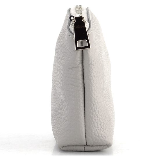 Elega kožená etue šedá/striebro 68811