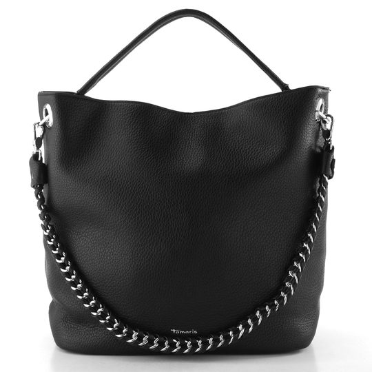 Tamaris kabelka s dvoma popruhmi Kalia čierna 34470