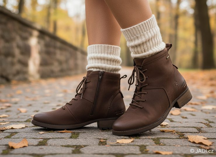 Josef Seibel šněrovací kotník hnědý 75352VL904