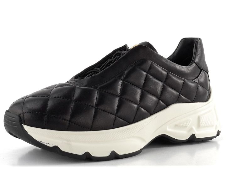 Högl kožené polobotky se vzorem černé 0-105330-0100