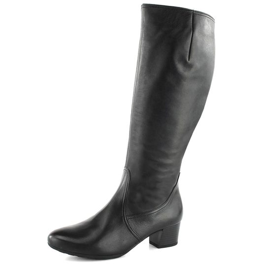 Gabor kozačky na podpatku černé vel.XL 32.848.57