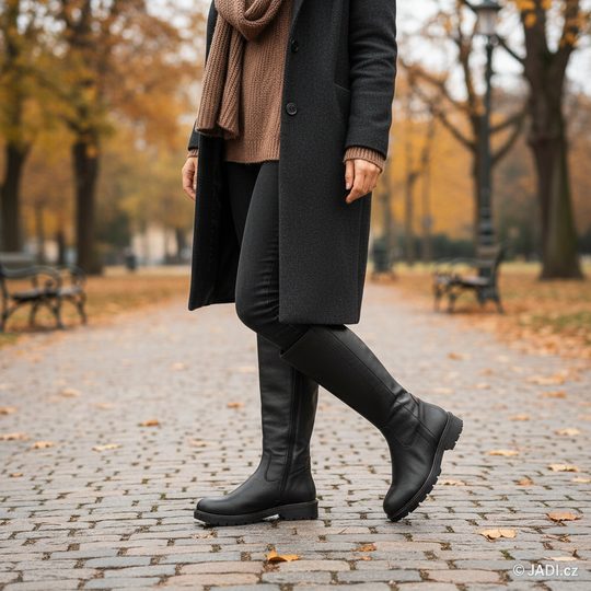 Rieker černé kozačky Y9155-00