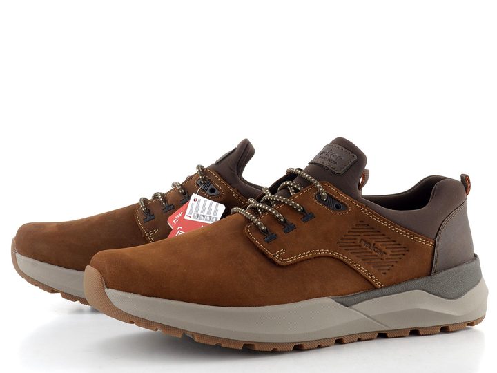 Rieker pánské polobotky noce/moro/braun 06050-22