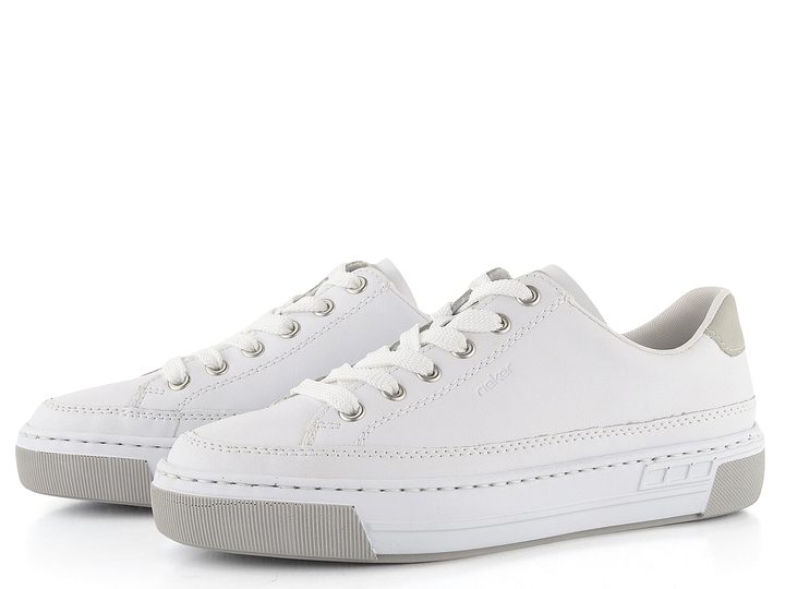 Rieker biele tenisky L8847-80