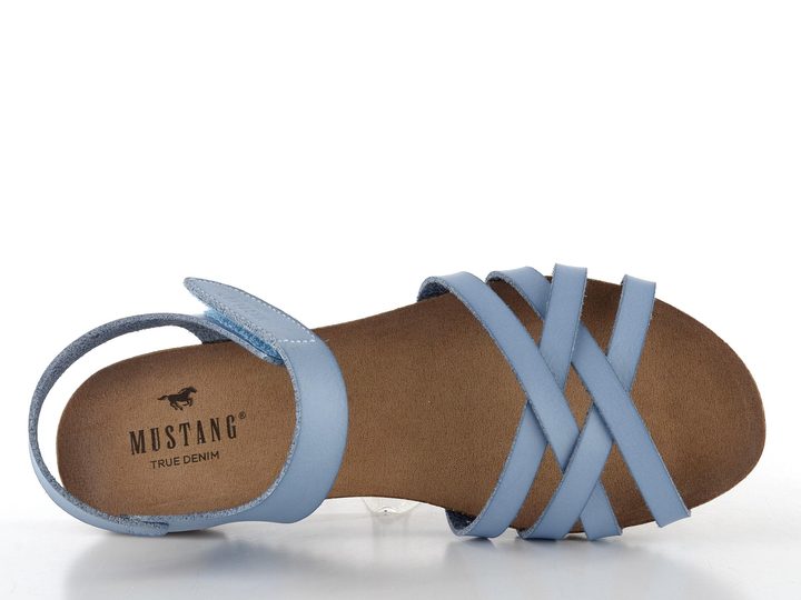 Mustang páskové sandály hellblau 1307-811-088