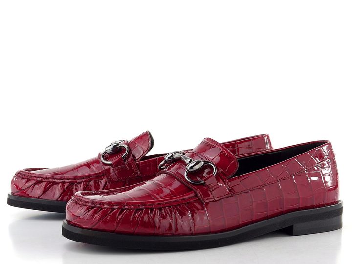 Högl lakované mokasíny cabernet 0-101415-4400