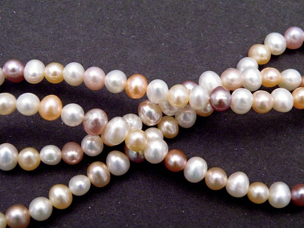 Náhrdelník perly multicolor - Perlový náhrdelník - Šperky pro ženy