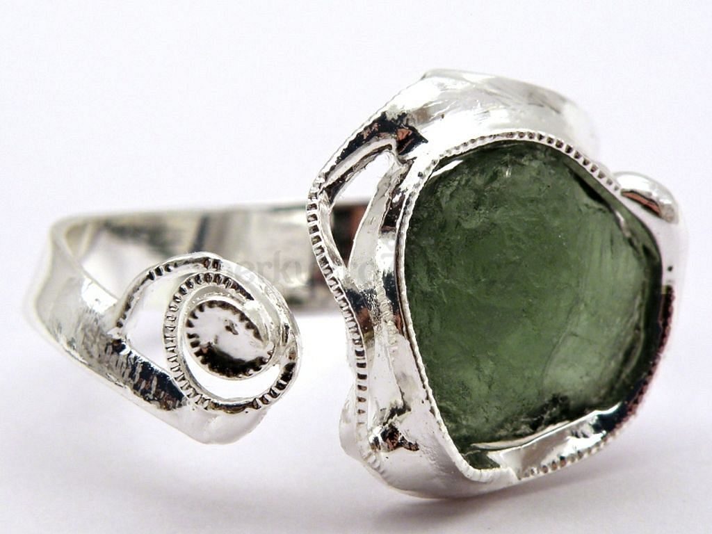Prsten vltavín VEGA IV - Moldavit prstýnek (vltavín) - Šperky pro ženy