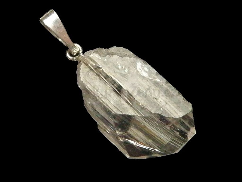 Přívěsek Danburit krystal Ag925 - Krystal danburitu na krk jako přívěšek -  Šperky pro ženy
