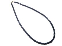 Modrý safír náhrdelník