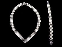 Perlový náhrdelník a náramek