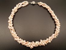 Náhrdelník perly trojřadý