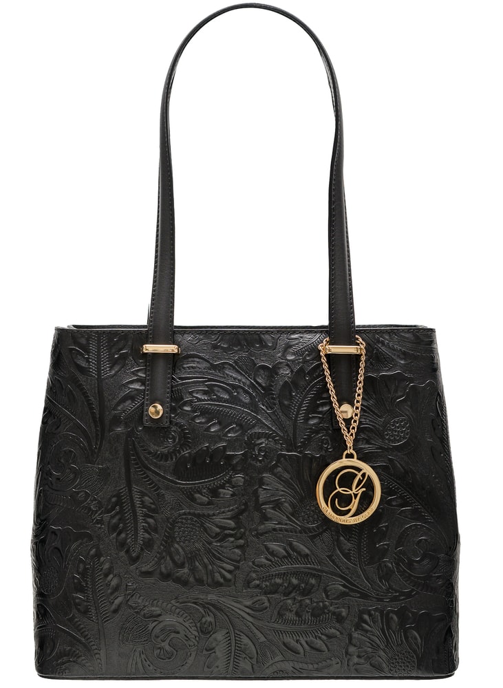 Bolso de hombro de cuero para mujer Glamorous by GLAM - Negro Glamorous by GLAM