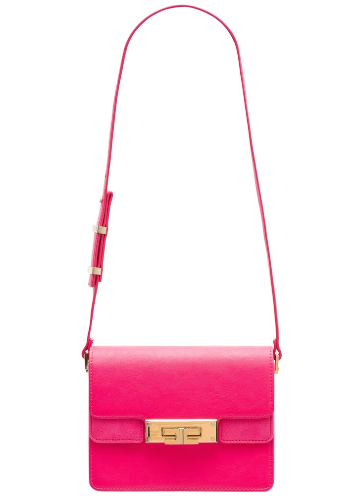 Bolso de cuero crossbody para mujer Elisabetta Franchi - Rosa Elisabetta Franchi