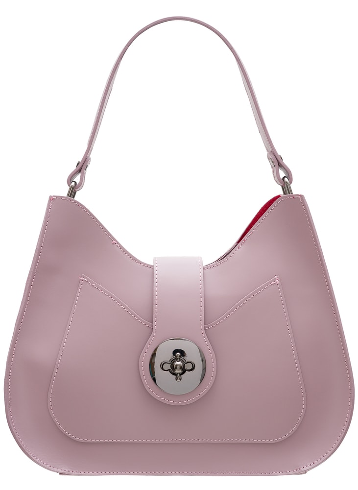 Borsa a spalla da donna in pelle Glamorous by GLAM - Rosa Glamorous by GLAM