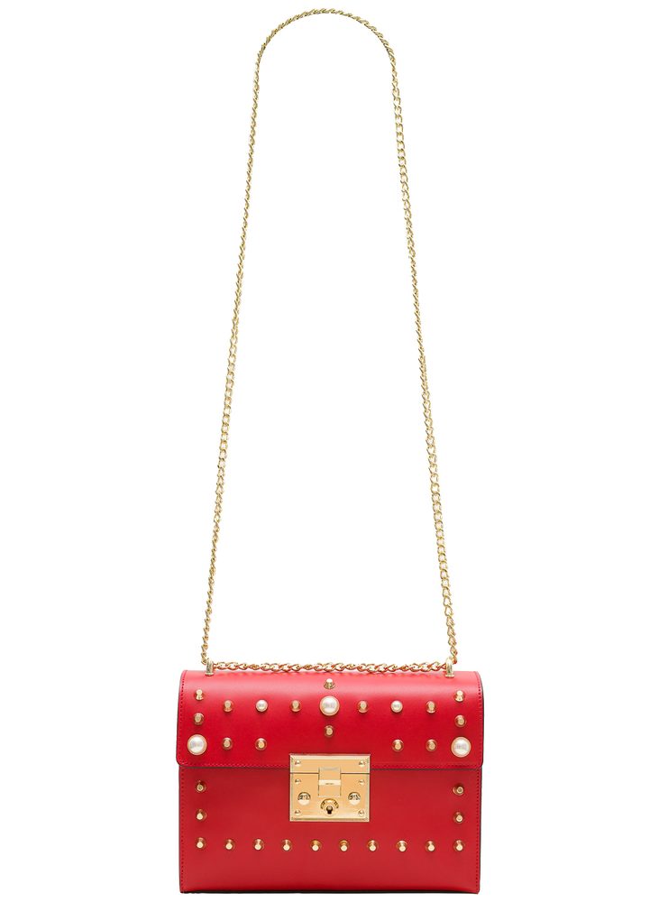 Bolso de cuero crossbody para mujer Glamorous by GLAM - Rojo Glamorous by GLAM