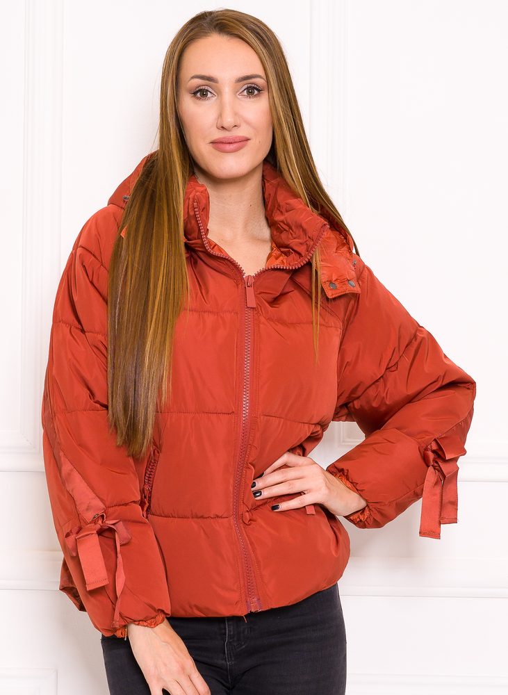 Női téli kabát Due Linee - Narancssárga Due Linee