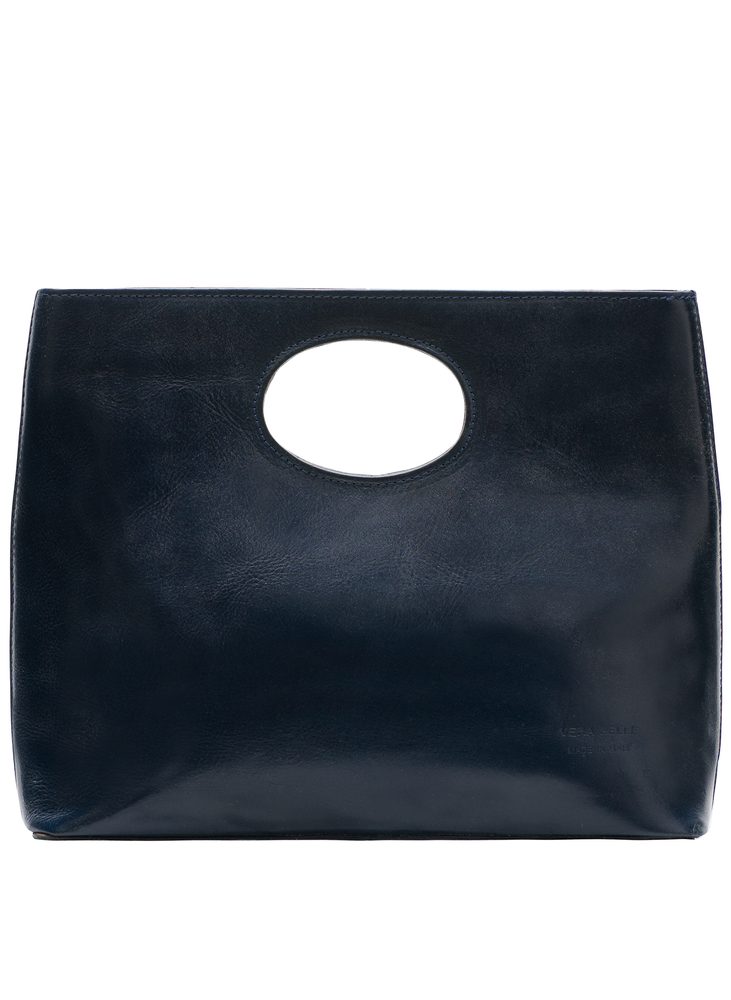 Borsa a mano da donna in pelle Glamorous by GLAM Santa Croce - Blu scuro Glamorous by GLAM Santa Croce