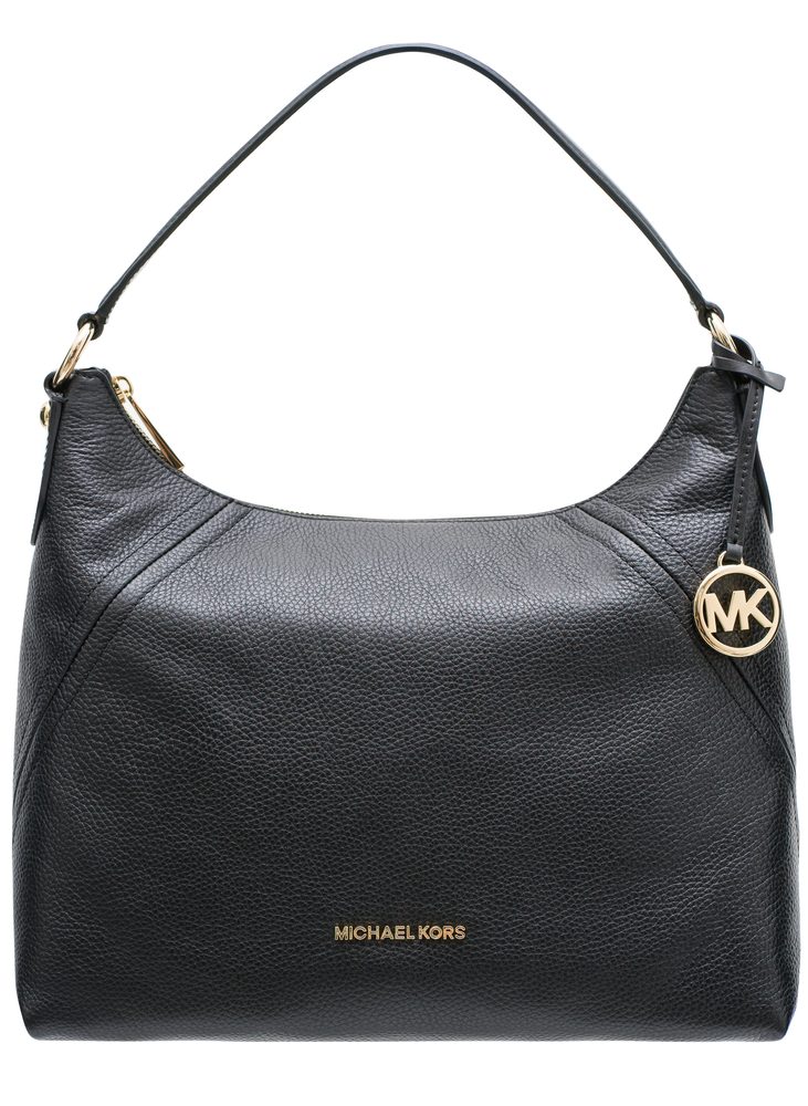 Bolso de hombro de cuero para mujer Michael Kors - Negro Michael Kors