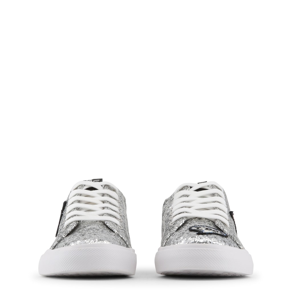 moschino silver shoes