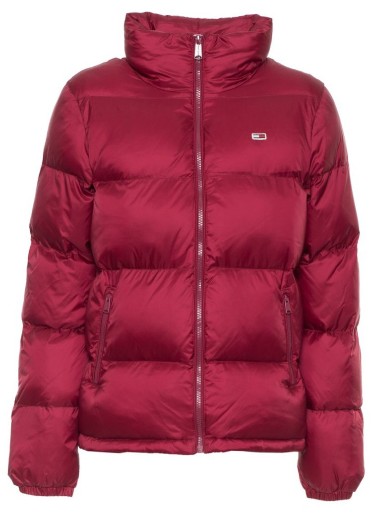 tommy hilfiger red winter jacket