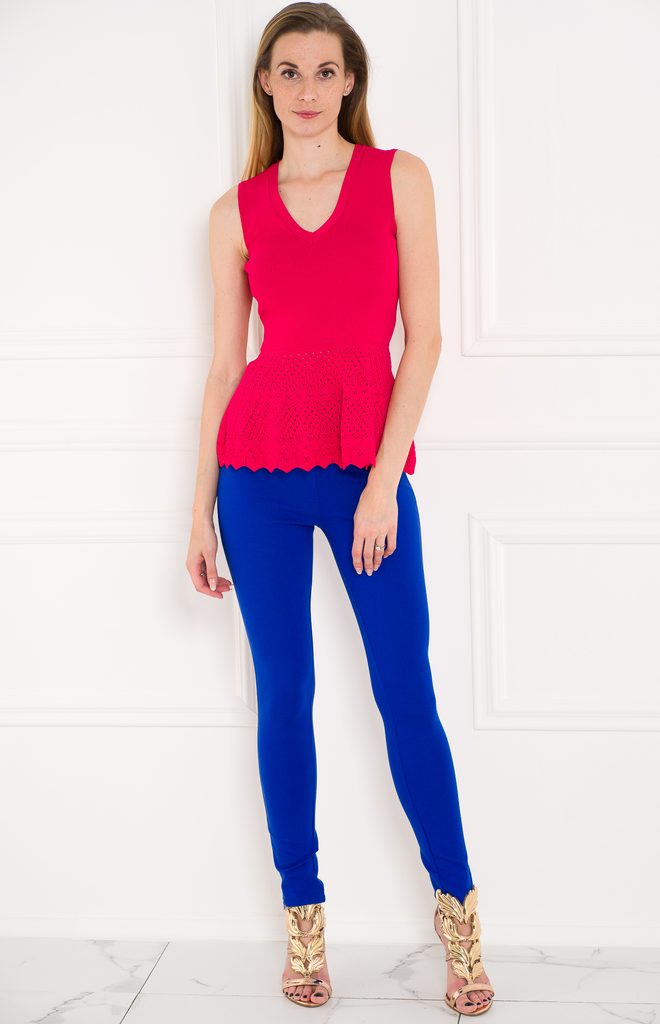 Pantaloni damă Guess - Albastră - Guess - Blugi - Îmbrăcăminte femei -  Magazin online genti piele dama Made in ITALY