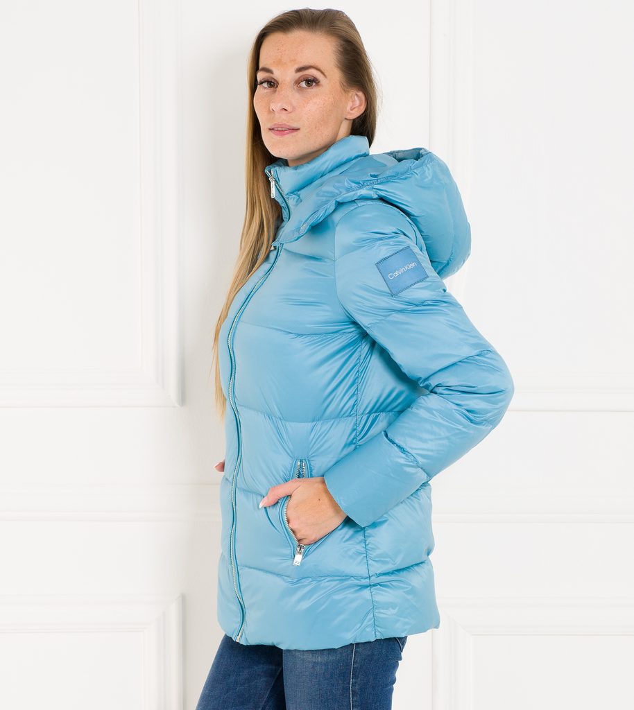 Glamadise - Italian fashion paradise - Women's winter jacket Calvin Klein -  Blue - Calvin Klein - Last chance - Winter jacket, Women's clothing -  Glamadise - italian fashion paradise