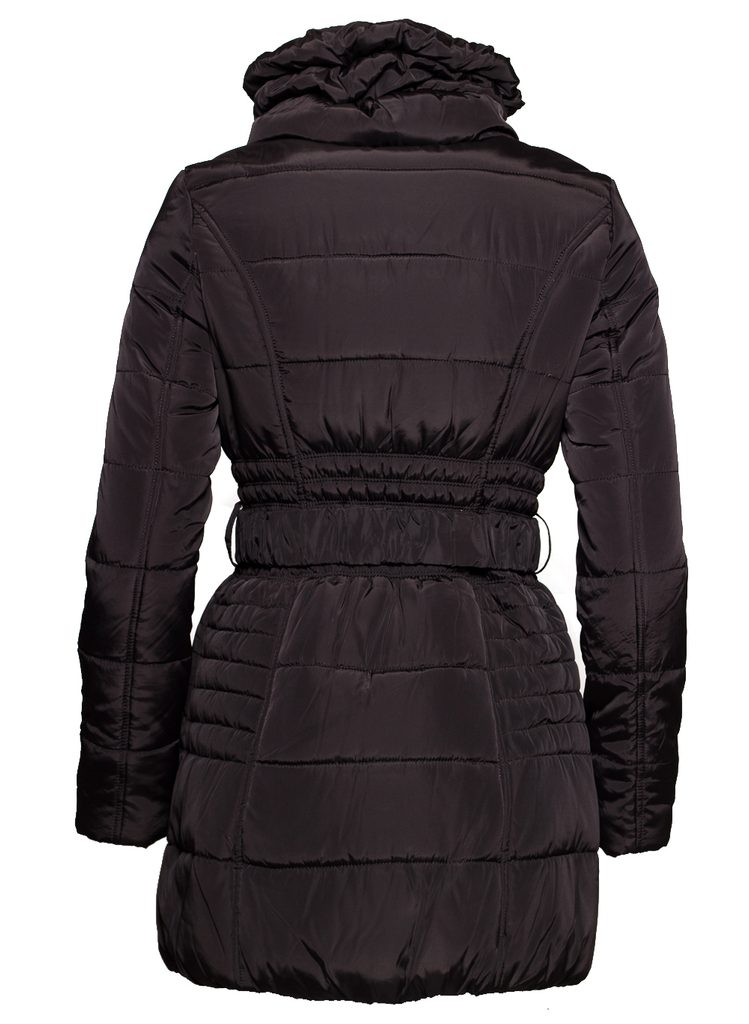 Glamadise.sk - Zimná bunda s opaskom - čierna - Zimné bundy - Dámske  oblečenie - GLAM, protože chci být odlišná!