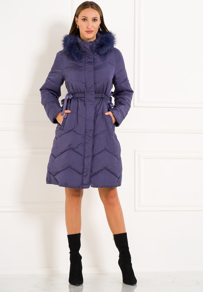 Glamadise - Italian fashion paradise - Winter jacket Due Linee - Violet -  Due Linee - Last chance - Winter jacket, Women's clothing - Glamadise -  italian fashion paradise