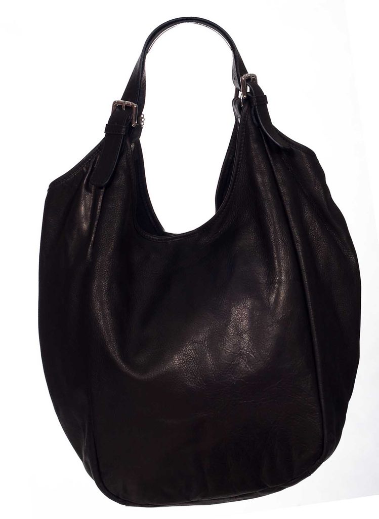 Glamadise.sk - Dámska kožená kabelka čierna veľká - Glamorous by GLAM - Kožené  kabelky - - GLAM, protože chci být odlišná!