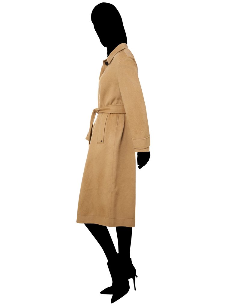 Calvin Klein béžový flaušový kabát - Calvin Klein - Kabáty - Dámské  oblečení - GLAM, protože chci být odlišná!