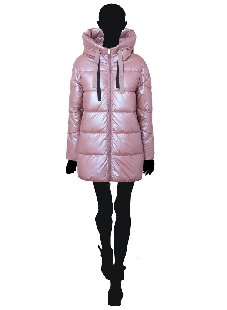 Dámská perleťová zimní bunda růžová - Due Linee - Zimní bundy - Dámské  oblečení - GLAM, protože chci být odlišná!