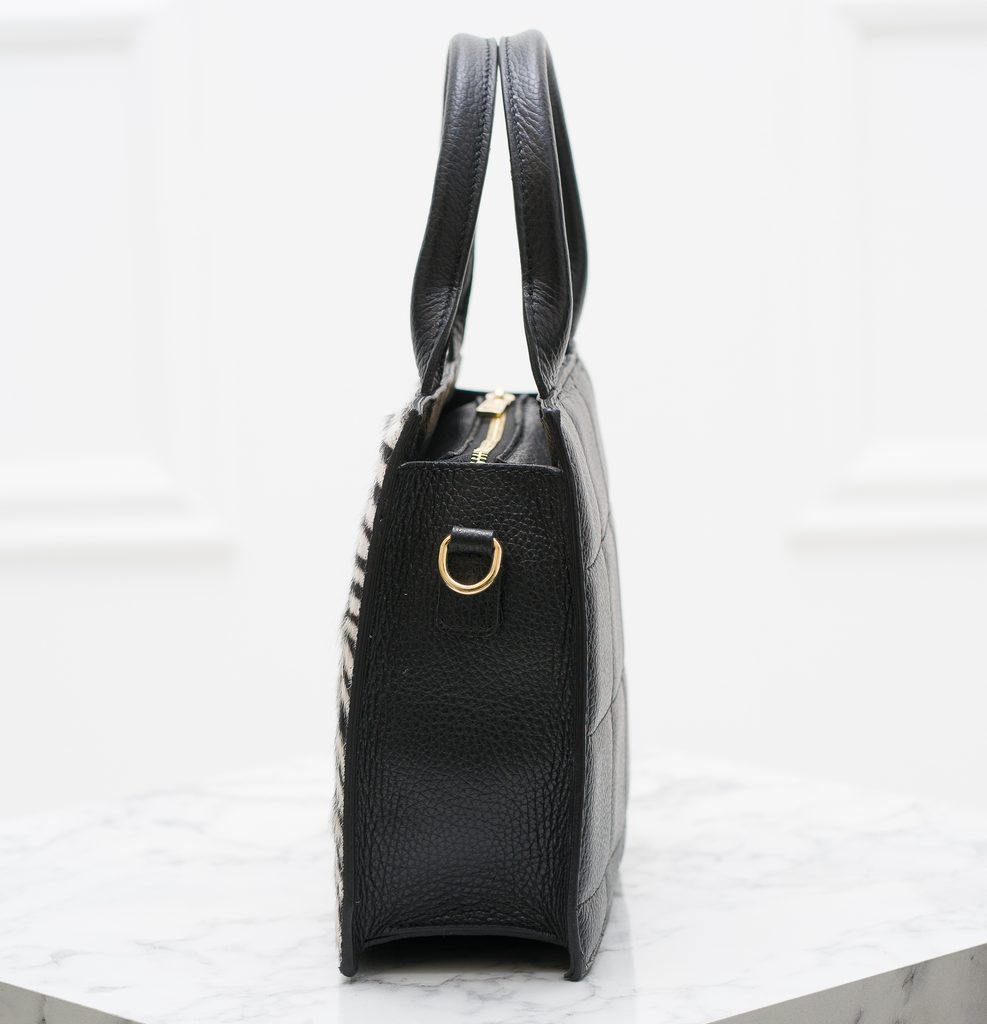 Glamadise - Italian fashion paradise - Real leather handbag Glamorous by  GLAM - Black - Glamorous by GLAM - Handbags - Leather bags - Glamadise -  italian fashion paradise
