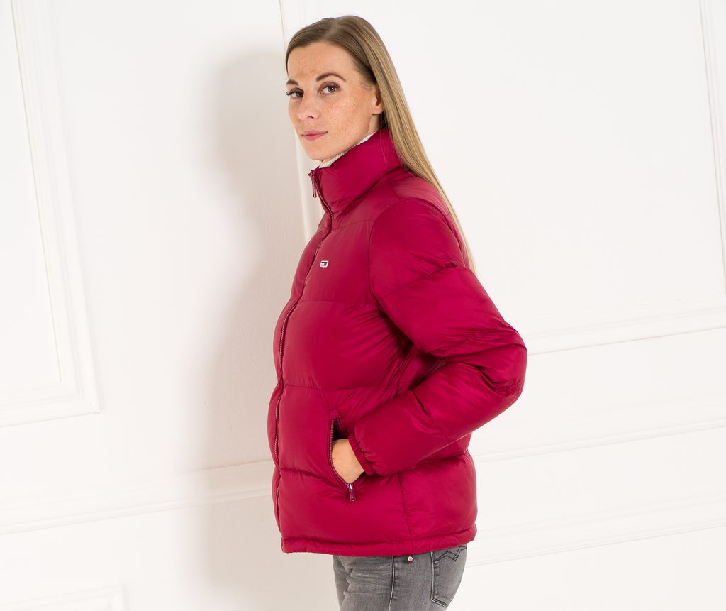 Tommy Hilfiger Women's Hooded Fleece-trim Utility Jacket In Thyme | ModeSens