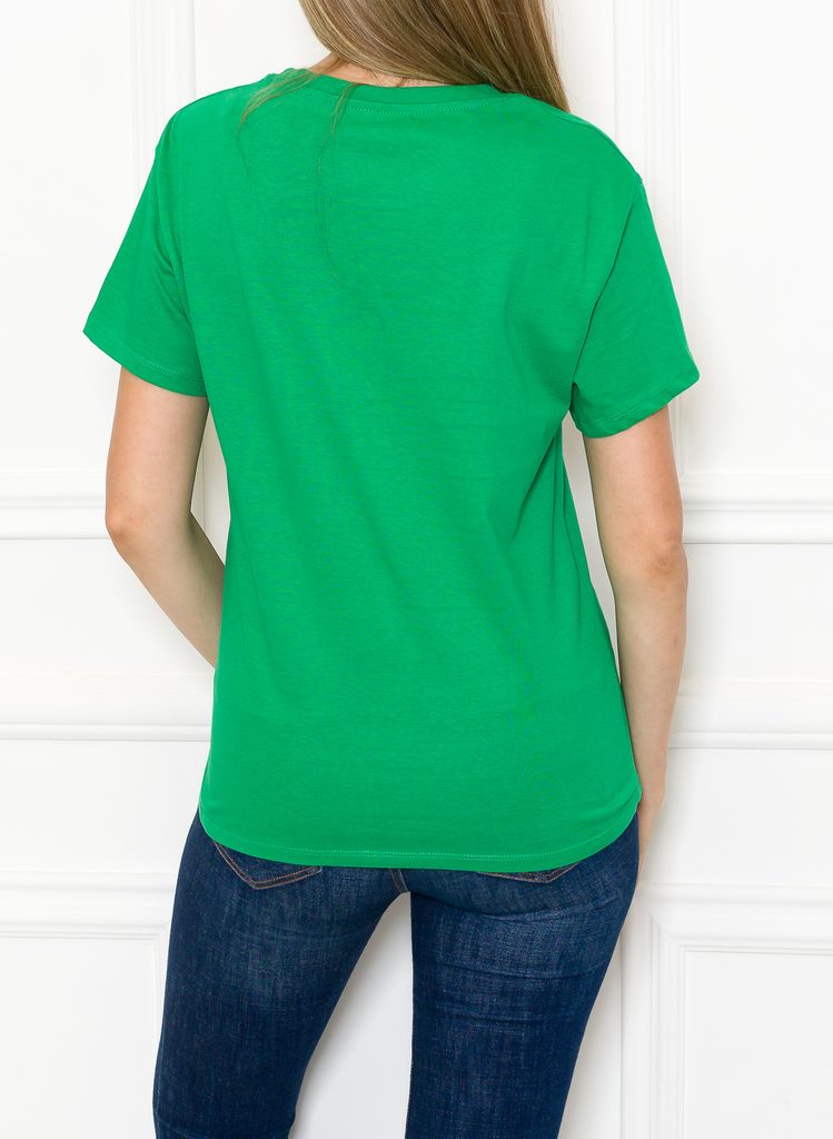 Dámské tričko GLAM zelené - Due Linee - Topy a halenky - Dámské oblečení -  GLAM, protože chci být odlišná!