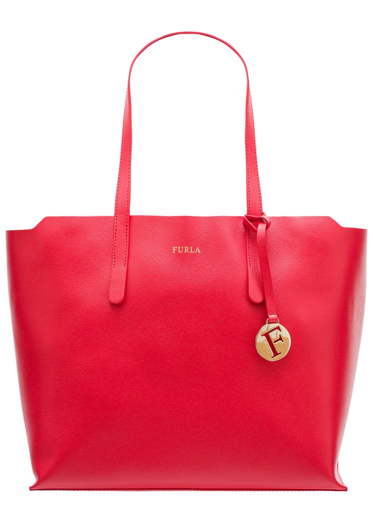 Furla Red Leather Handbag