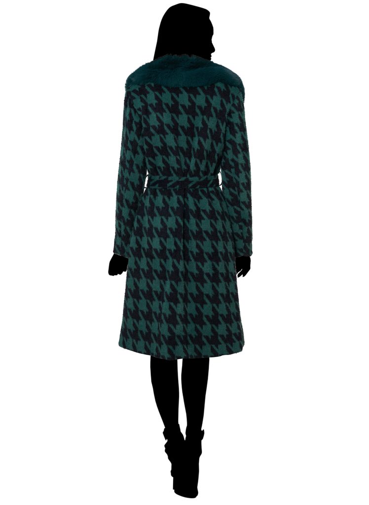 Dámský zimní kabát pepito smaragdový - Due Linee - Kabáty - Dámské oblečení  - GLAM, protože chci být odlišná!